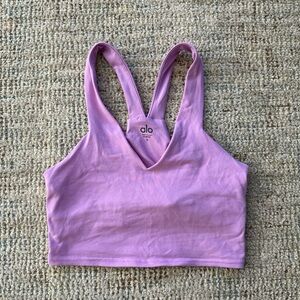 Pink Alo Yoga Sports Bra Top
